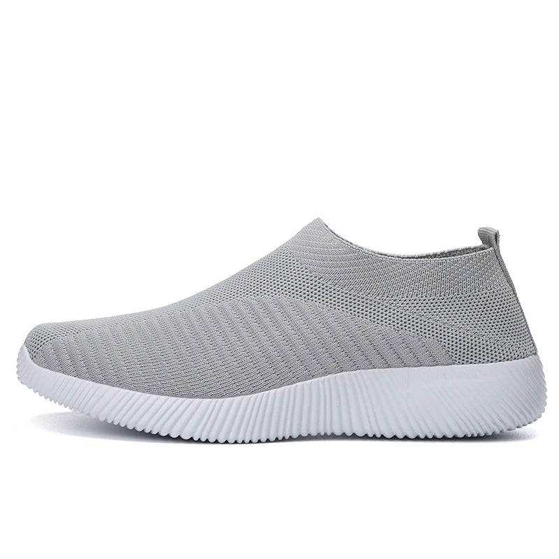 Vulkanisierte Damenschuhe, hochwertige Damen-Sneakers, Slip-On-Flats, Damen-Loafer, Übergröße 42, Walking Flats