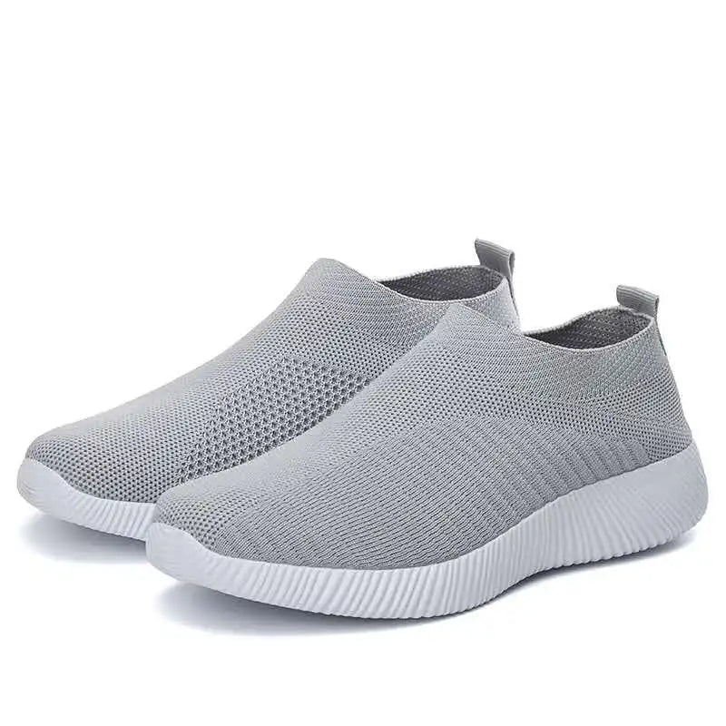 Vulkanisierte Damenschuhe, hochwertige Damen-Sneakers, Slip-On-Flats, Damen-Loafer, Übergröße 42, Walking Flats