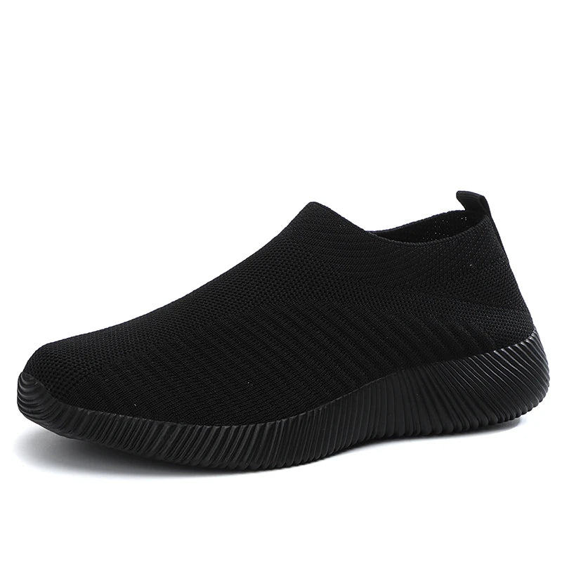 Vulkanisierte Damenschuhe, hochwertige Damen-Sneakers, Slip-On-Flats, Damen-Loafer, Übergröße 42, Walking Flats
