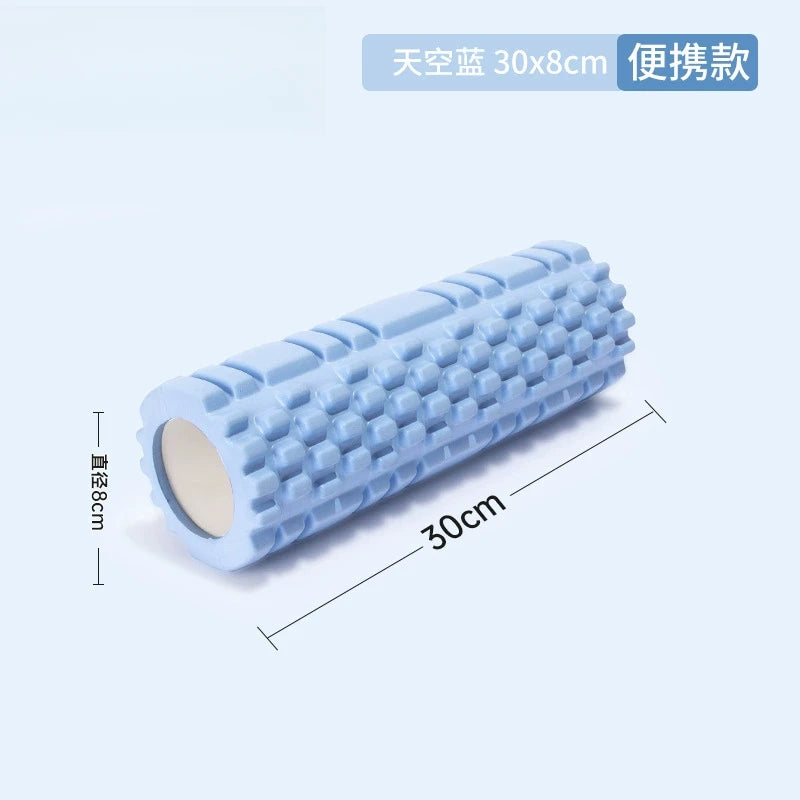 30cm Yoga Column Gym Fitness Pilates Foam Roller Exercise Back Massage Roller Yoga Brick Home Fitness Equipment