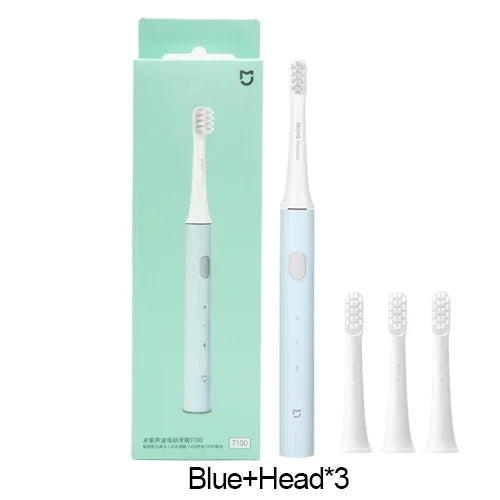 XIAOMI MIJIA Sonic Electric Toothbrush T100 Cordless USB Rechargeable Toothbrushes Waterproof Ultrasonic Automatic Tooth Brush