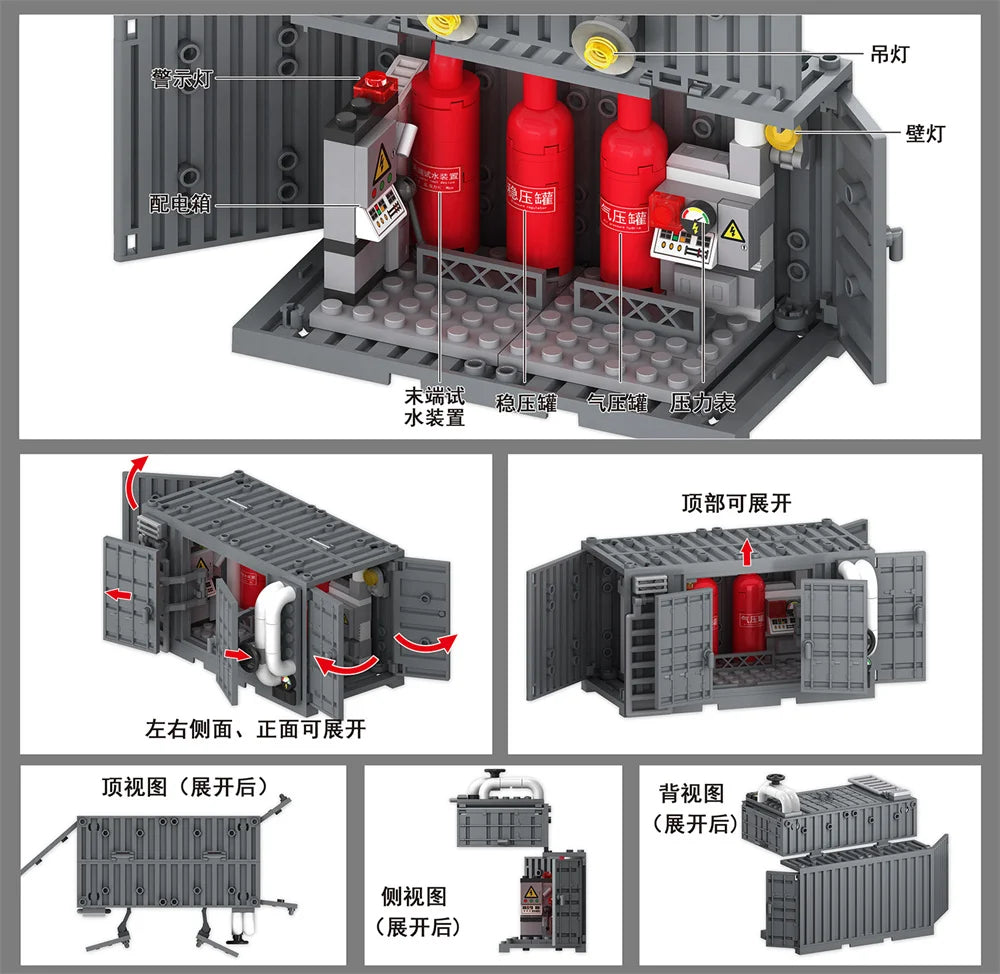 World War 2 WW2 Army Military Soldiers SWAT Scene matching with weapon accessories Model Building Blocks Bricks Children's Toys