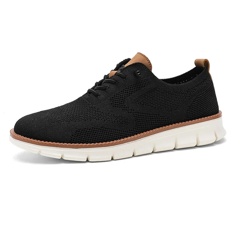 YRZL Men Casual Sports Shoes Anti Slip Wear-Resistant Breathable Cushioning Color Blocking Design Versatile Casual Sports Shoes