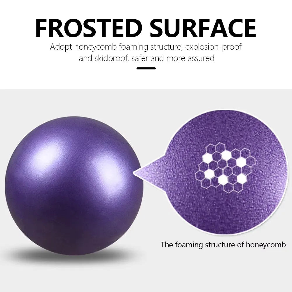 25CM New Yoga Pilates Ball Exercise Gymnastic Fitness Balance Gym Core Indoor Training Mini Balls Small Therapy Improves