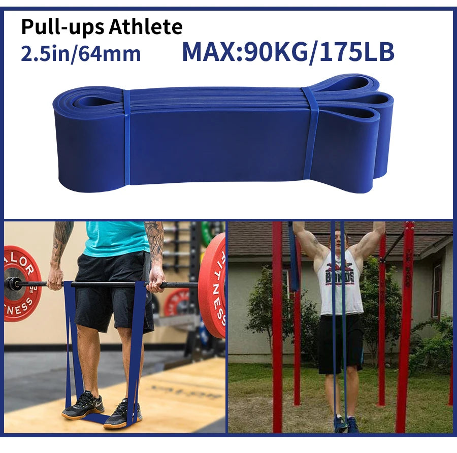 Heavy Duty Latex Resistance Band Exercise Elastic Band For Sport Strength Pull Up Assist Band Workout Pilates Fitness Equipment