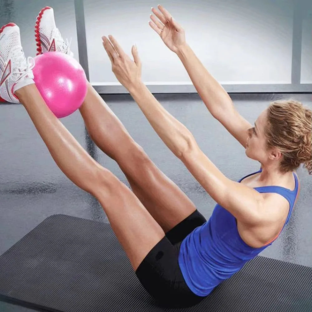 25CM New Yoga Pilates Ball Exercise Gymnastic Fitness Balance Gym Core Indoor Training Mini Balls Small Therapy Improves