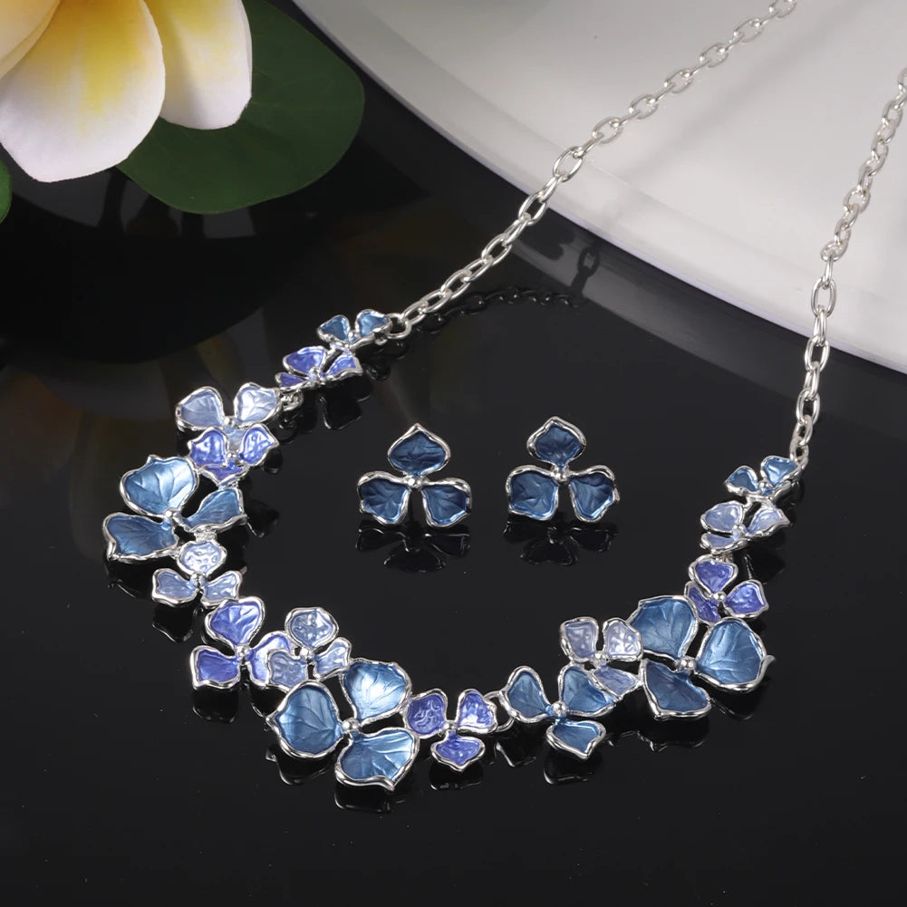 Cring Coco Mehrfarbiges Halsband für Damen, Blatt-Halsketten, modische Emaille-Ketten, Halskette, Schmuck-Accessoires für Frauen zum Muttertag
