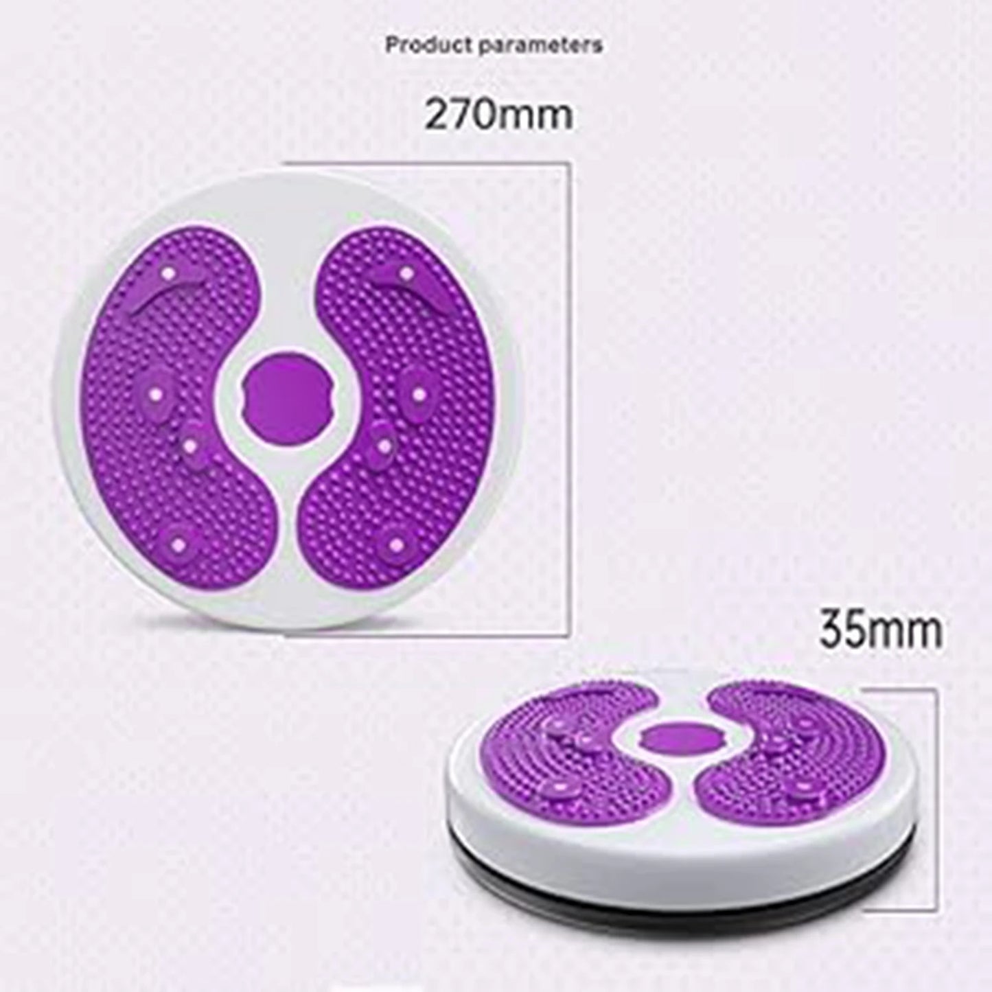 Exercise Waist Twisting Disc Foot Massage Waist Torsion Disc Fitness Equipment Portable Magnetic Tension Waist Twisting Machine