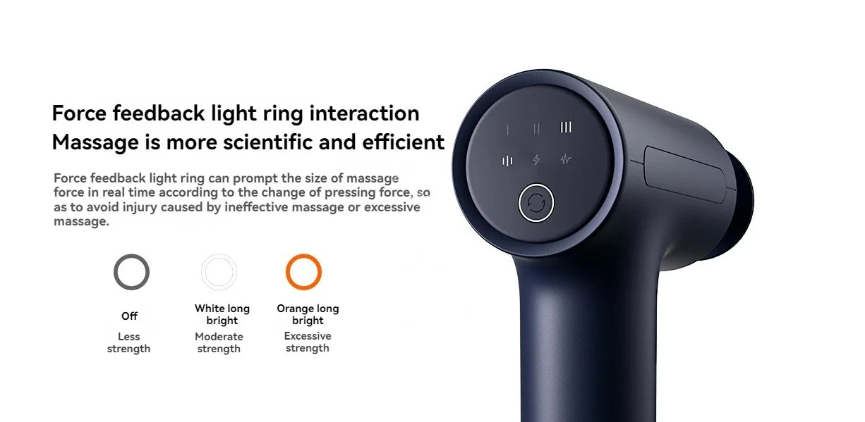 Xiaomi Mijia Fascia Gun 3 10mm thrust deep relaxation muscle massage gun 2450mAh 25KG 3 massage head sports specific massage gun