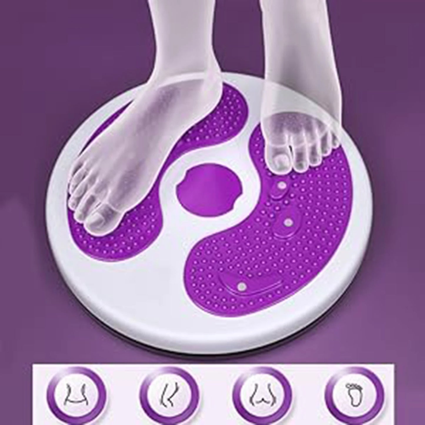 Exercise Waist Twisting Disc Foot Massage Waist Torsion Disc Fitness Equipment Portable Magnetic Tension Waist Twisting Machine