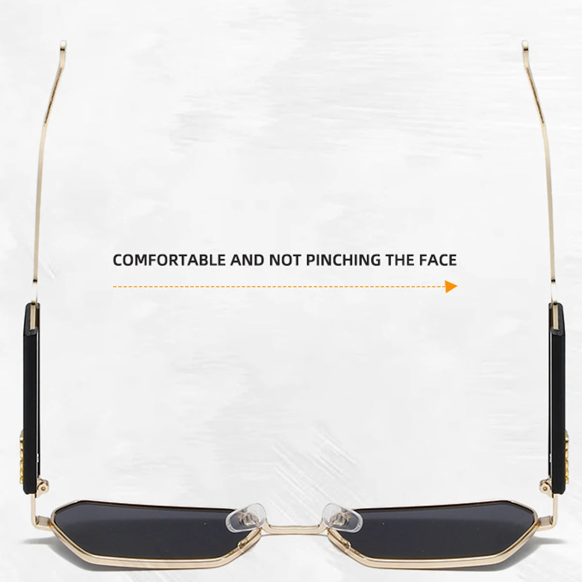 1PC Sommer Neue Mode Polygon Sonnenbrille Trend Personalisierte Sonnenbrille Reise Brille Geschenk