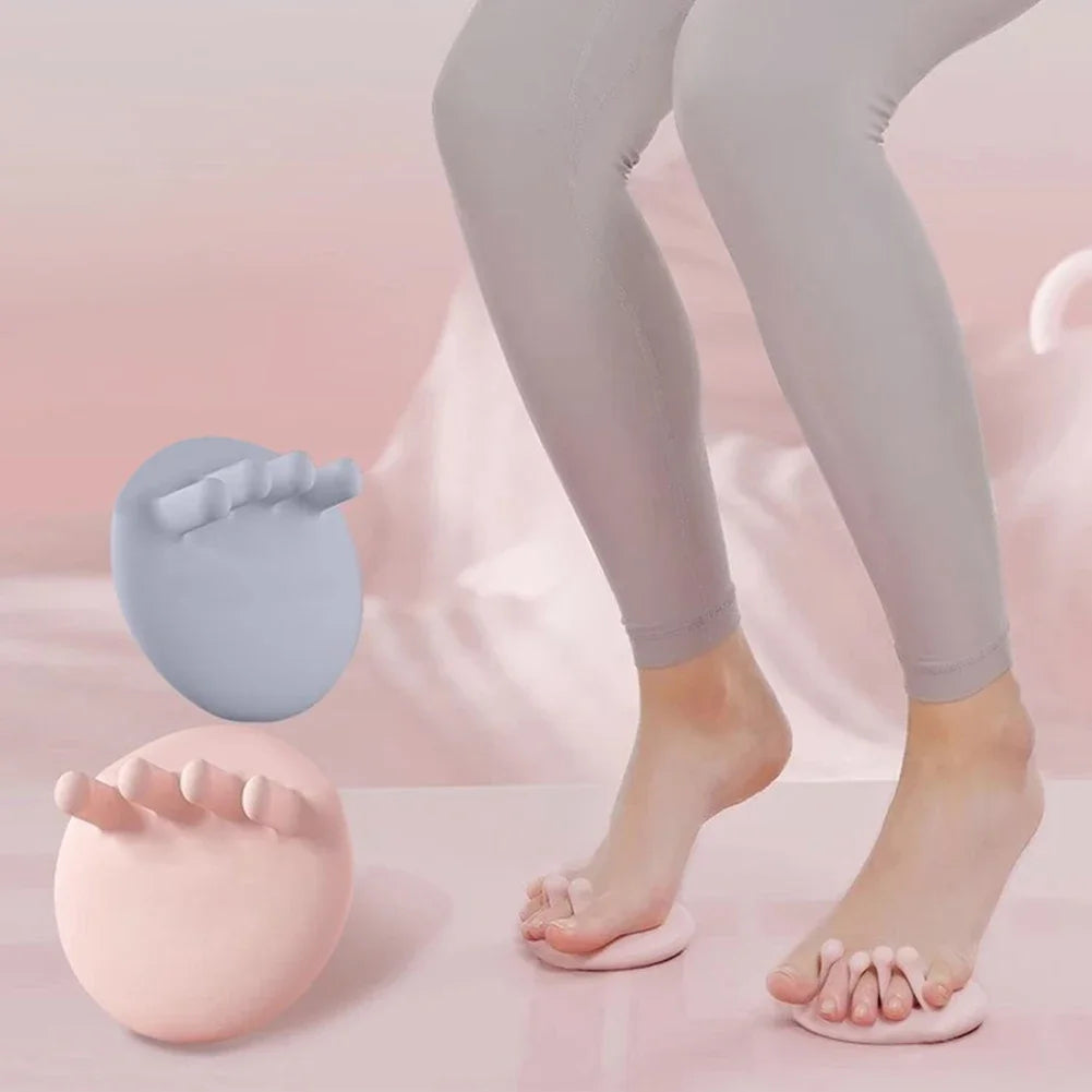 2PC Leg Sculpting Arch Trainer Thin Leg Improvement Thumb Eversion Foot Massage Toe Divider Home Fitness Equipment