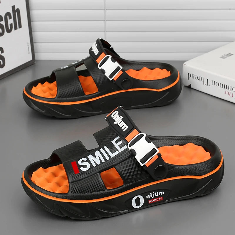 Sommer Herren Massage Hausschuhe Indoor Outdoor Sandalen Strand Bequeme Weiche Slides Clogs Freizeitschuhe Männer Frauen Home Hausschuhe