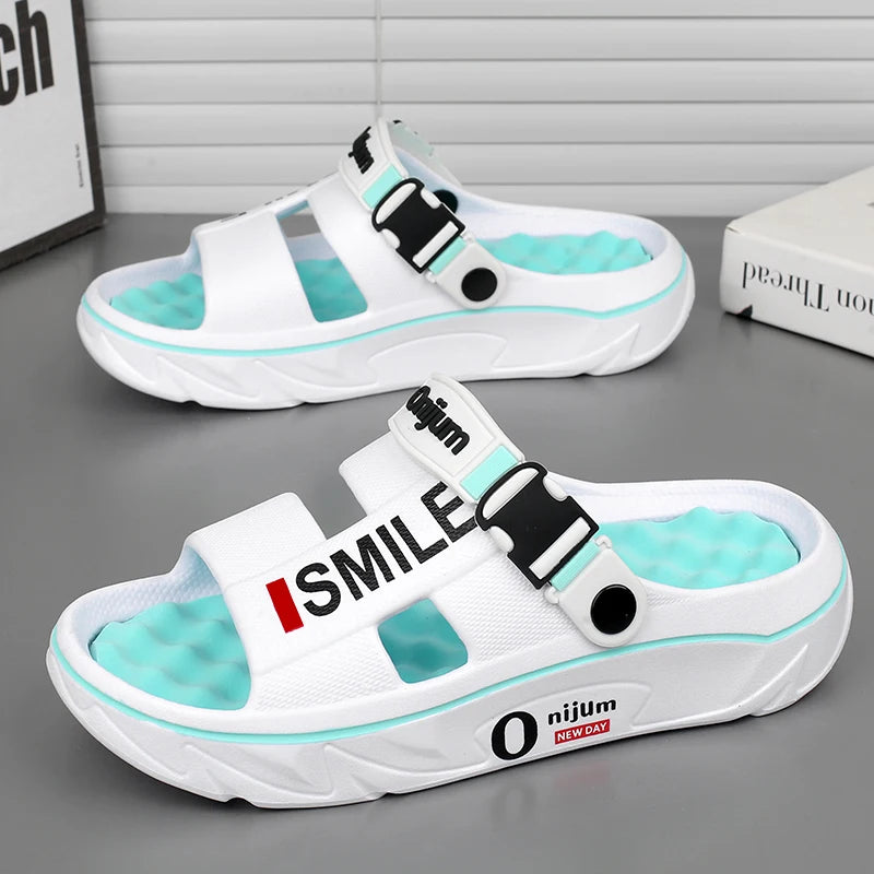Sommer Herren Massage Hausschuhe Indoor Outdoor Sandalen Strand Bequeme Weiche Slides Clogs Freizeitschuhe Männer Frauen Home Hausschuhe