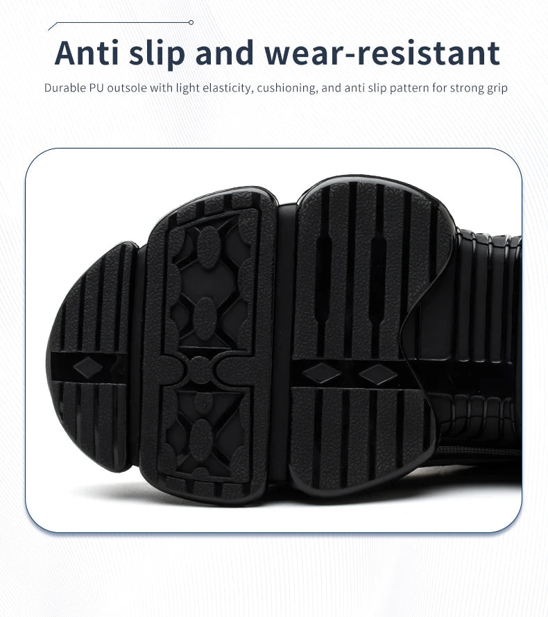 Rotating Button Safety Shoes Men Anti-smash Anti-puncture Work Shoes Fashion Men Safety Sport Shoes Security Protective BootsMen