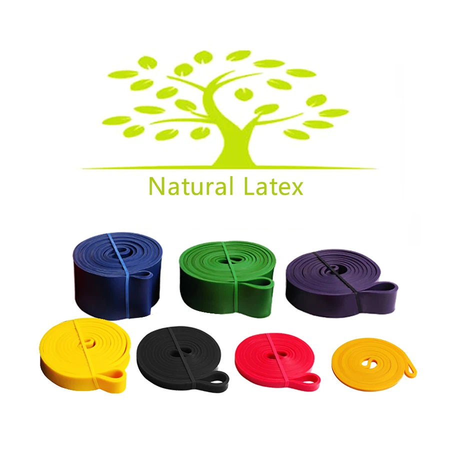 Heavy Duty Latex Resistance Band Exercise Elastic Band For Sport Strength Pull Up Assist Band Workout Pilates Fitness Equipment