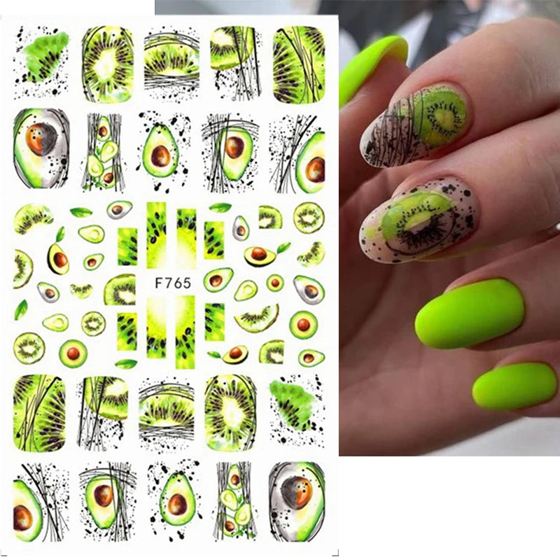 1 STÜCKE Neue Luxuriöse Schmetterling Nagelaufkleber Blume Nageldesign Nagelkunst Liefert Nagelabziehbilder Geeignet Für Frauen Nageldekoration