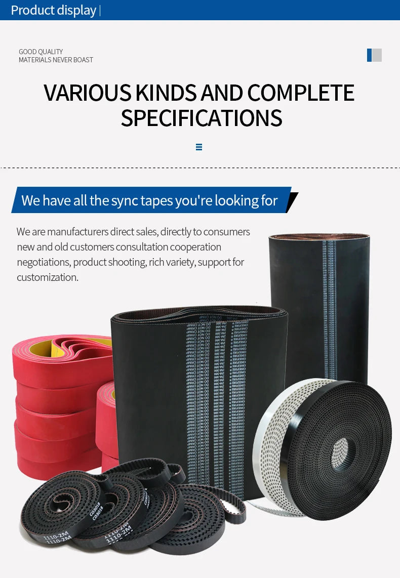 5Meters P2 Flat Belt Width 25mm 30mm Thickness 2mm P2 Belt Polyurethane with Steel core for Fitness Equipment