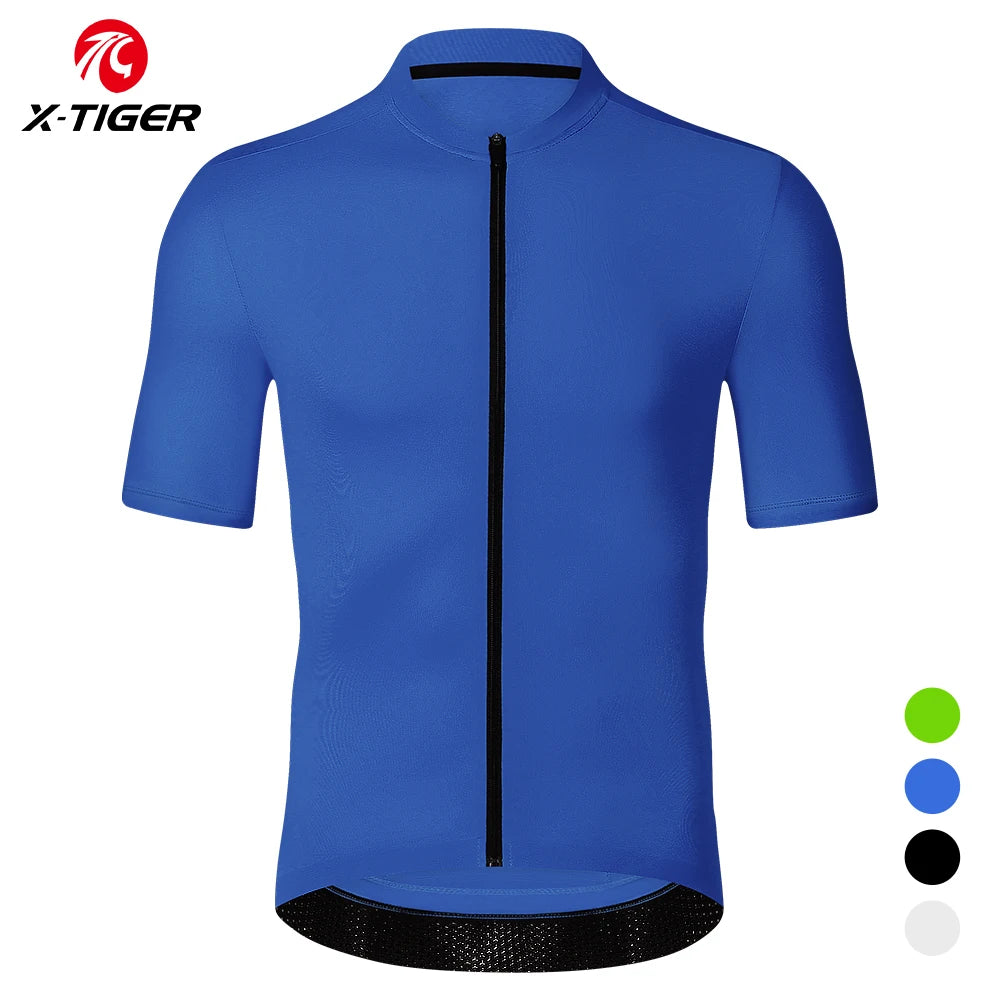 X-TIGER Summer Men Short sleeve Cycling Jersey Mountain Bike Clothing Ropa Ciclismo Bicycle Clothes Breathale MTB Sportswear