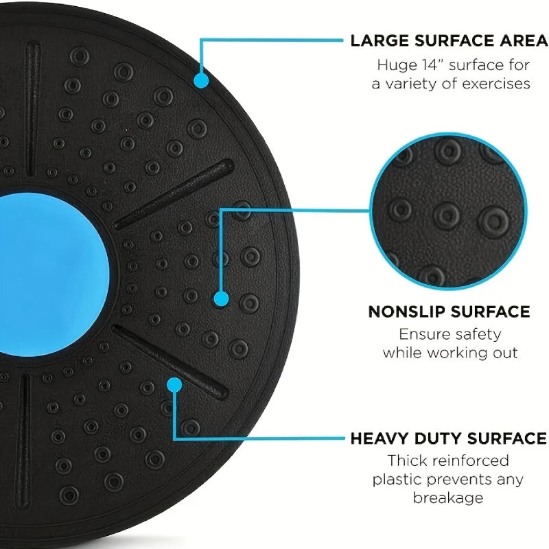 1 Pc Yoga Balance Board, Fitness Training Pedal, Sensory Training Balance Board, Fitness Equipment For Sensory Rehabilitation 