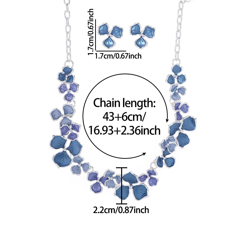 Cring Coco Mehrfarbiges Halsband für Damen, Blatt-Halsketten, modische Emaille-Ketten, Halskette, Schmuck-Accessoires für Frauen zum Muttertag