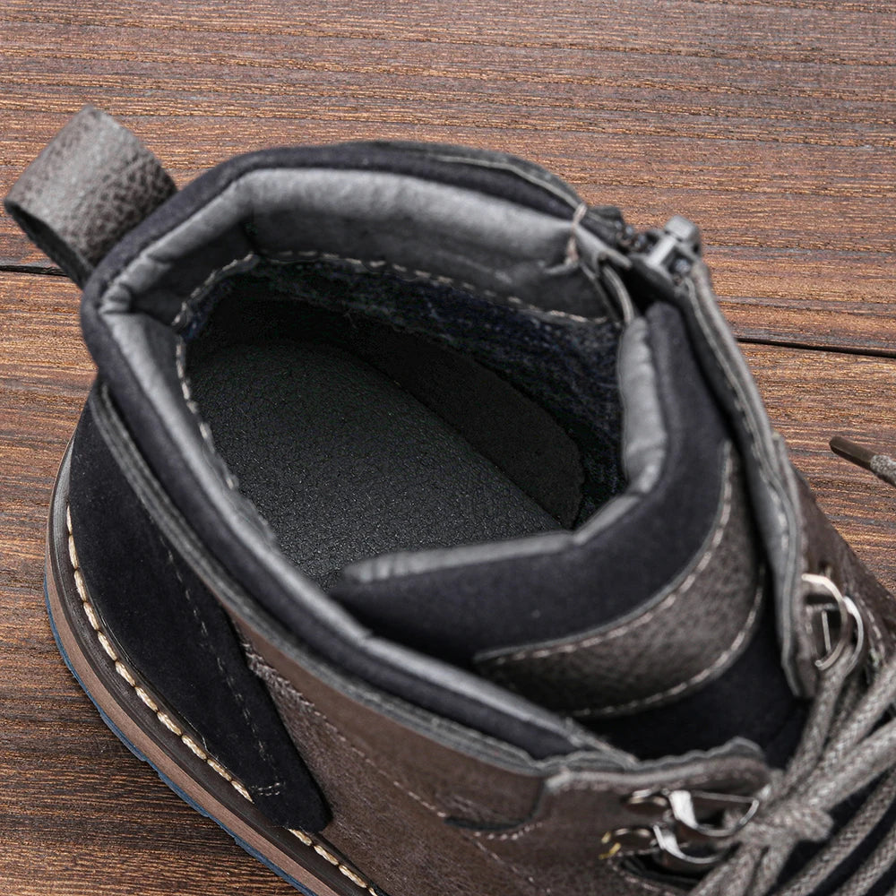 Größe 7-13 Stiefeletten für Männer Herren Lederstiefel Markenstiefel für Männer #AL605