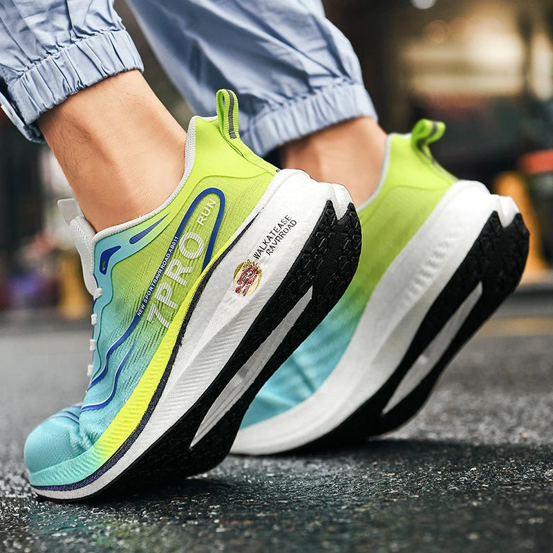 Sommer Herren Laufschuhe Neue professionelle Carbonplatte Sporttrainingsschuhe Outdoor rutschfeste stoßdämpfende Tennisschuhe