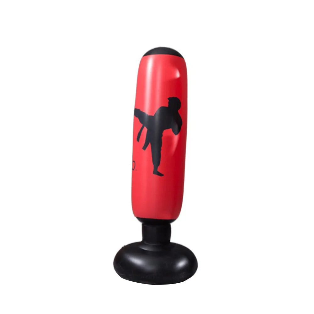 Boxing Punching Bag Boxing Muay Thai Inflatable Boxing Bag Training Pressure Relief Exercise Punching Stand Fitness Equipment