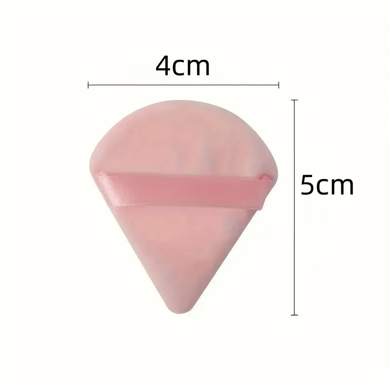10–30 Stück Dreieck Mini Samt Puderquaste Foundation Gesicht Concealer Applikator Kosmetik Finger Schwamm Puff Schönheit Make-up-Tools