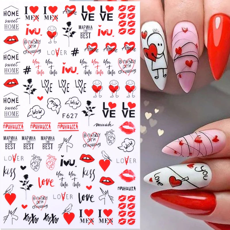 1 STÜCKE Neue Luxuriöse Schmetterling Nagelaufkleber Blume Nageldesign Nagelkunst Liefert Nagelabziehbilder Geeignet Für Frauen Nageldekoration