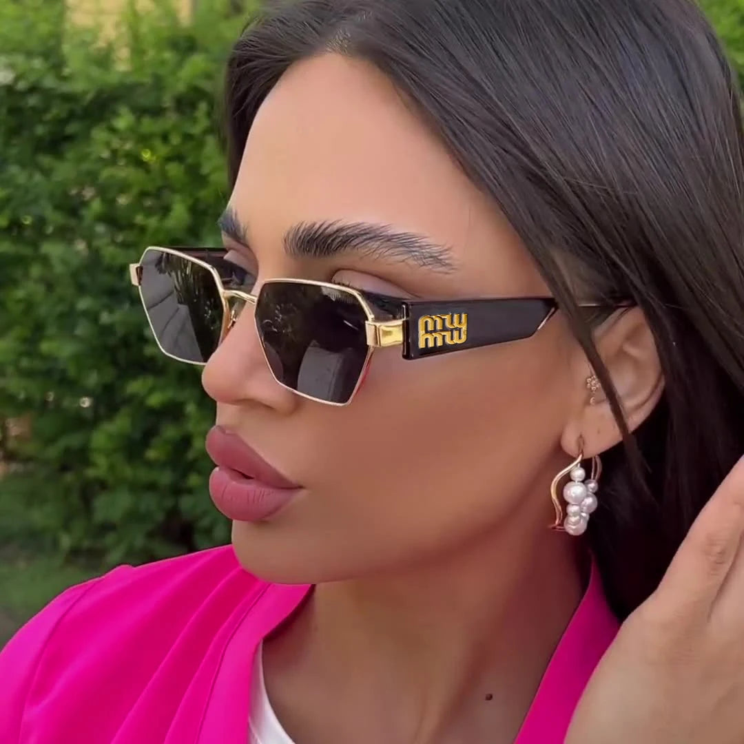 1PC Sommer Neue Mode Polygon Sonnenbrille Trend Personalisierte Sonnenbrille Reise Brille Geschenk