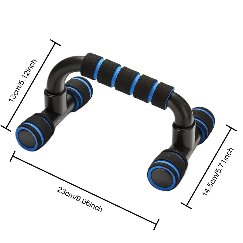 Non-Slip H-Shaped Push Up Bar Gym Handles Home Fitness Equipment for Arm Chest Workout Anti-Skid Support Stand Fitness Sport