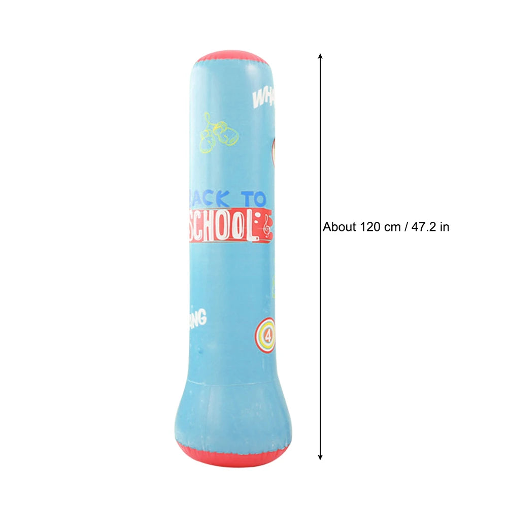 Boxing Punching Bag Boxing Muay Thai Inflatable Boxing Bag Training Pressure Relief Exercise Punching Stand Fitness Equipment
