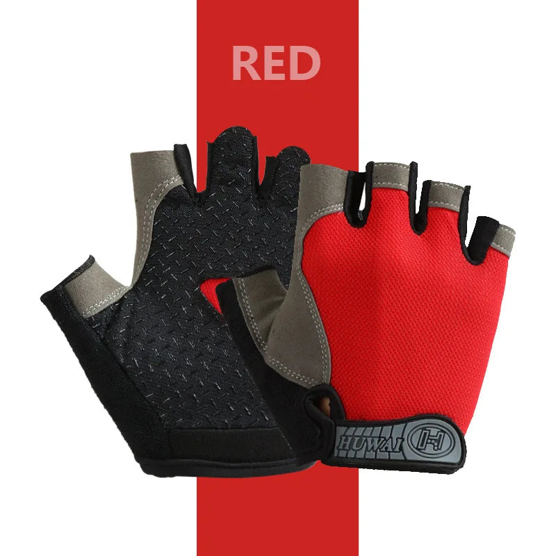 Breathable Anti-Slip Half Finger Gloves for Fitness Cycling Summer Gym Cycling Gloves for Men And Women Bicycle Riding Fishing