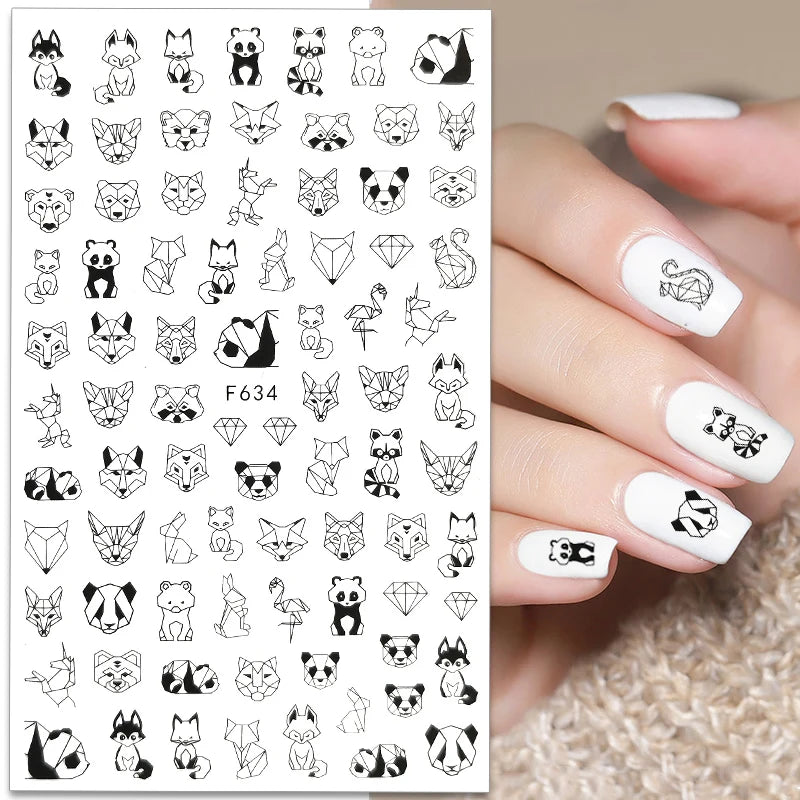 1 STÜCKE Neue Luxuriöse Schmetterling Nagelaufkleber Blume Nageldesign Nagelkunst Liefert Nagelabziehbilder Geeignet Für Frauen Nageldekoration