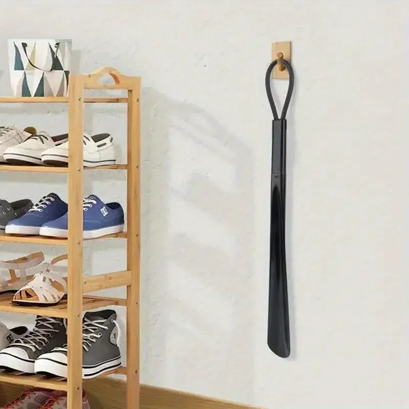 1 Stück Extra lange, flexible Schuhlöffel aus Kunststoff, die kein Biegen erfordern, langlebige Schuhlöffel für schwangere Frauen, die Schuhassistenten tragen