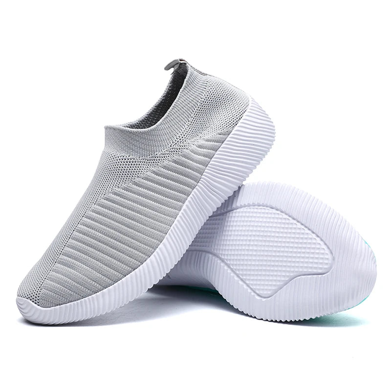 Vulkanisierte Damenschuhe, hochwertige Damen-Sneakers, Slip-On-Flats, Damen-Loafer, Übergröße 43, Walking Flat