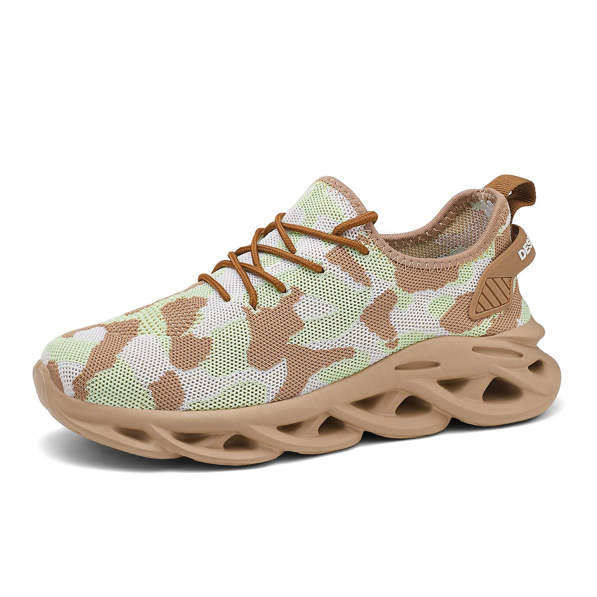 YRZL Sneakers Herren Mesh Atmungsaktive Laufsportschuhe Mann Leichte Weiche Dicke Sohle Loch Herrenschuhe Sportliche Sneakers für Männer