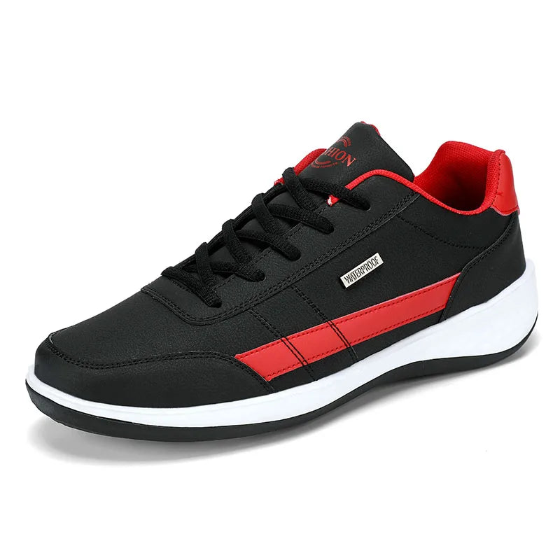 Leder Herrenschuhe Sneakers Trend Casual Schuh Italienische Atmungsaktive Freizeit Herren Sneakers Rutschfeste Schuhe Herren Wanderschuhe