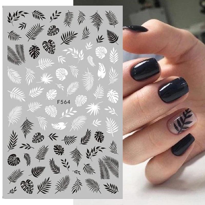 1 STÜCKE Neue Luxuriöse Schmetterling Nagelaufkleber Blume Nageldesign Nagelkunst Liefert Nagelabziehbilder Geeignet Für Frauen Nageldekoration