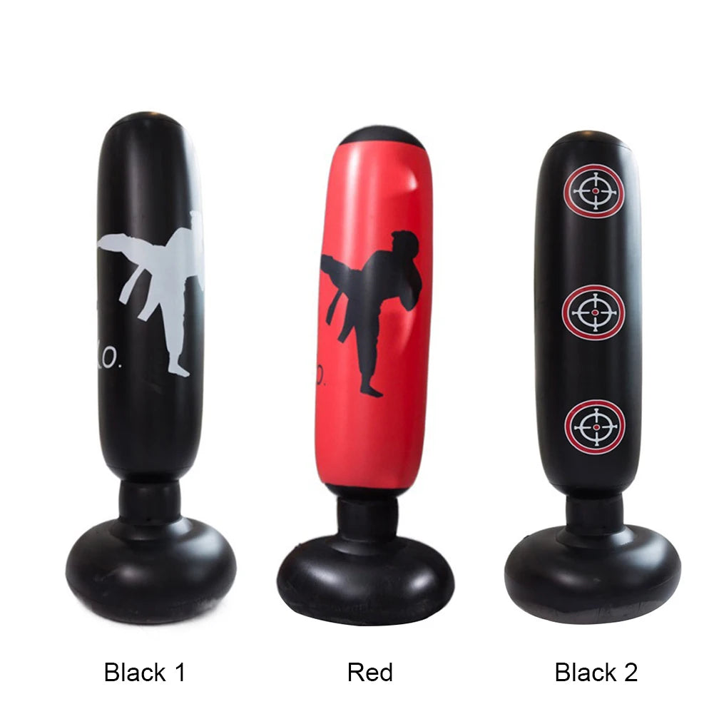 Boxing Punching Bag Boxing Muay Thai Inflatable Boxing Bag Training Pressure Relief Exercise Punching Stand Fitness Equipment