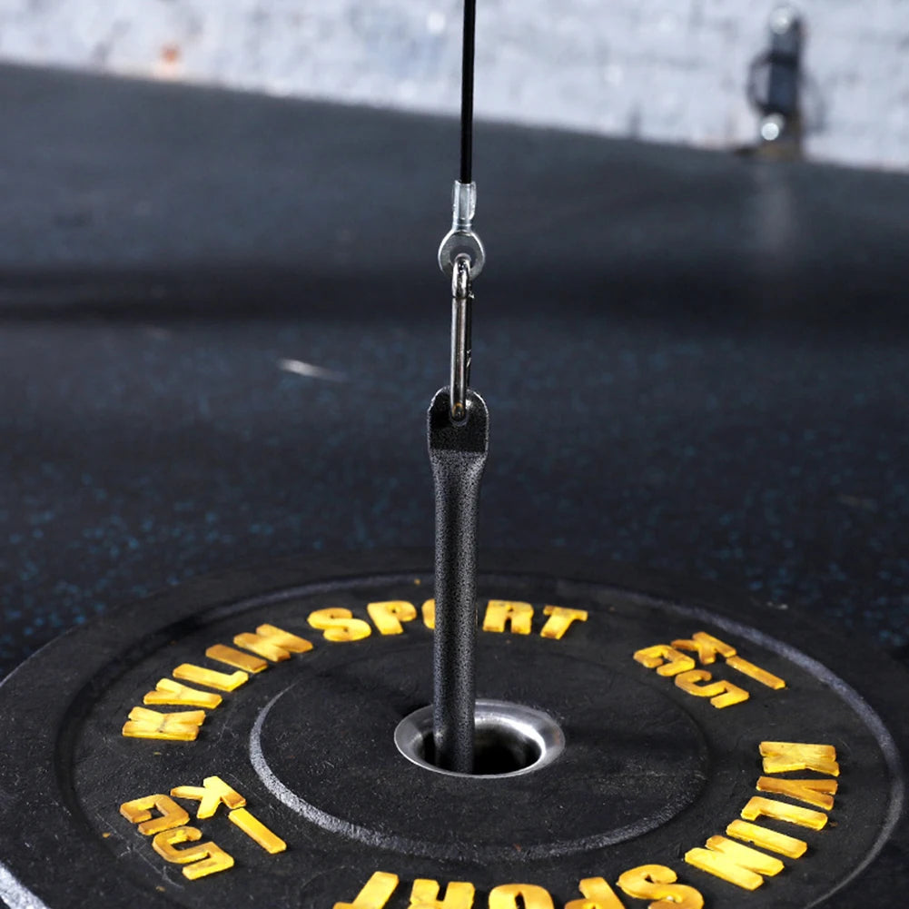 DIY Weight Lifting Workout Set Rotatable Steel Wire Rope Roller Slide Suit Adjustable Length Convenient Gym Sport Accessories