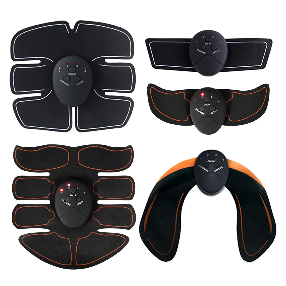 EMS Muscle Stimulator Abdominal Muscle Slimming Massager Hip Training Fitness Fat Burning Buttocks Arm Abdomen Trainer Apparatus