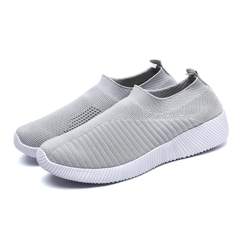 Vulkanisierte Damenschuhe, hochwertige Damen-Sneakers, Slip-On-Flats, Damen-Loafer, Übergröße 43, Walking Flat