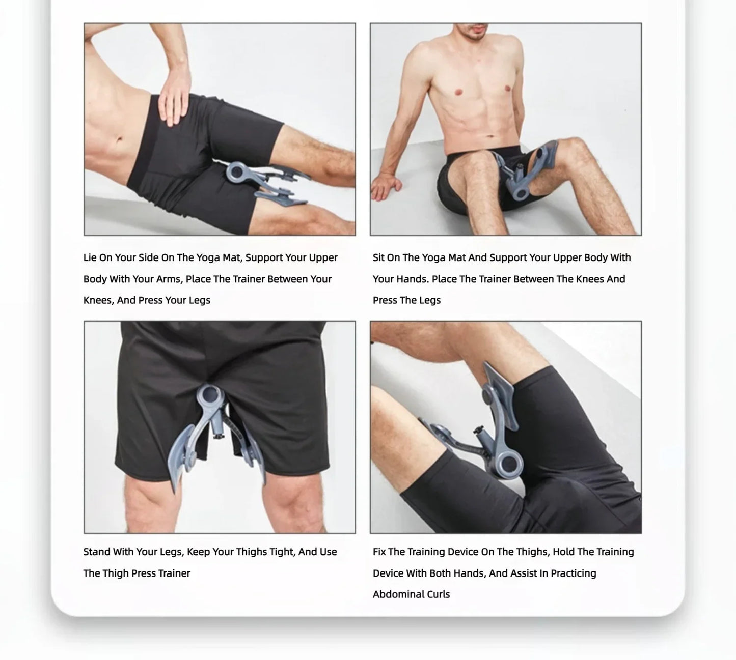 Kegel Fitnessgeräte Heimübung Becken Beckenmuskeltrainer Gesäßgeräte für Männer Bodentrainer - Stärken