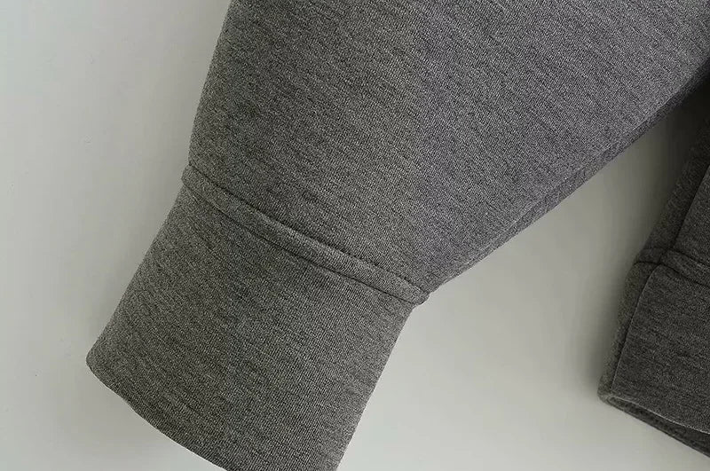 Damen Winter Vintage Reißverschluss Hoodies Sweatshirts Mode Langarm Streetwear Parkas Weibliche Oberbekleidung Koreanische Beliebte Kleidung