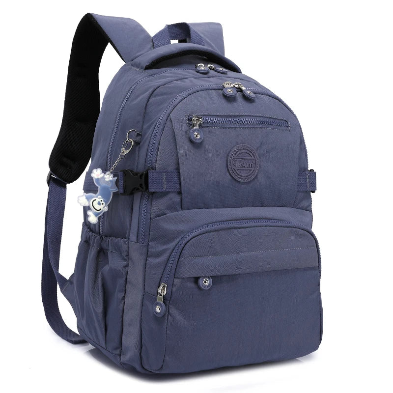 Luxury Travel Backpack Women's Stylish Teenage Youth Backpacks for Bara Mochila Impermeable Large School Bag for Boys