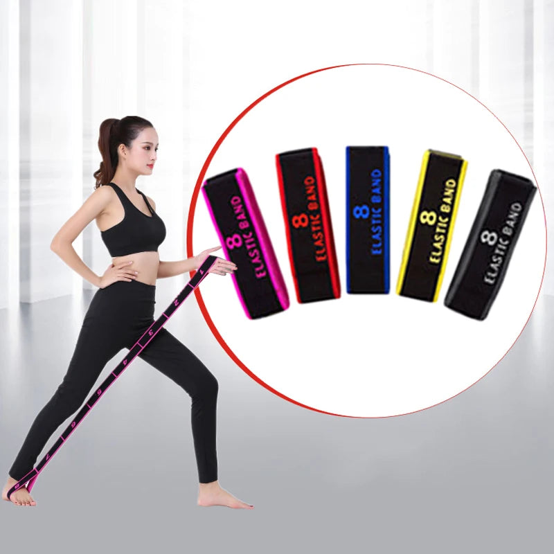 Training Yoga Belt Pilates Fitness Equipment Stretch Rope Pull Ropes Resistance Bands Elastic Band Yoga Pull Strap Stretch Belt