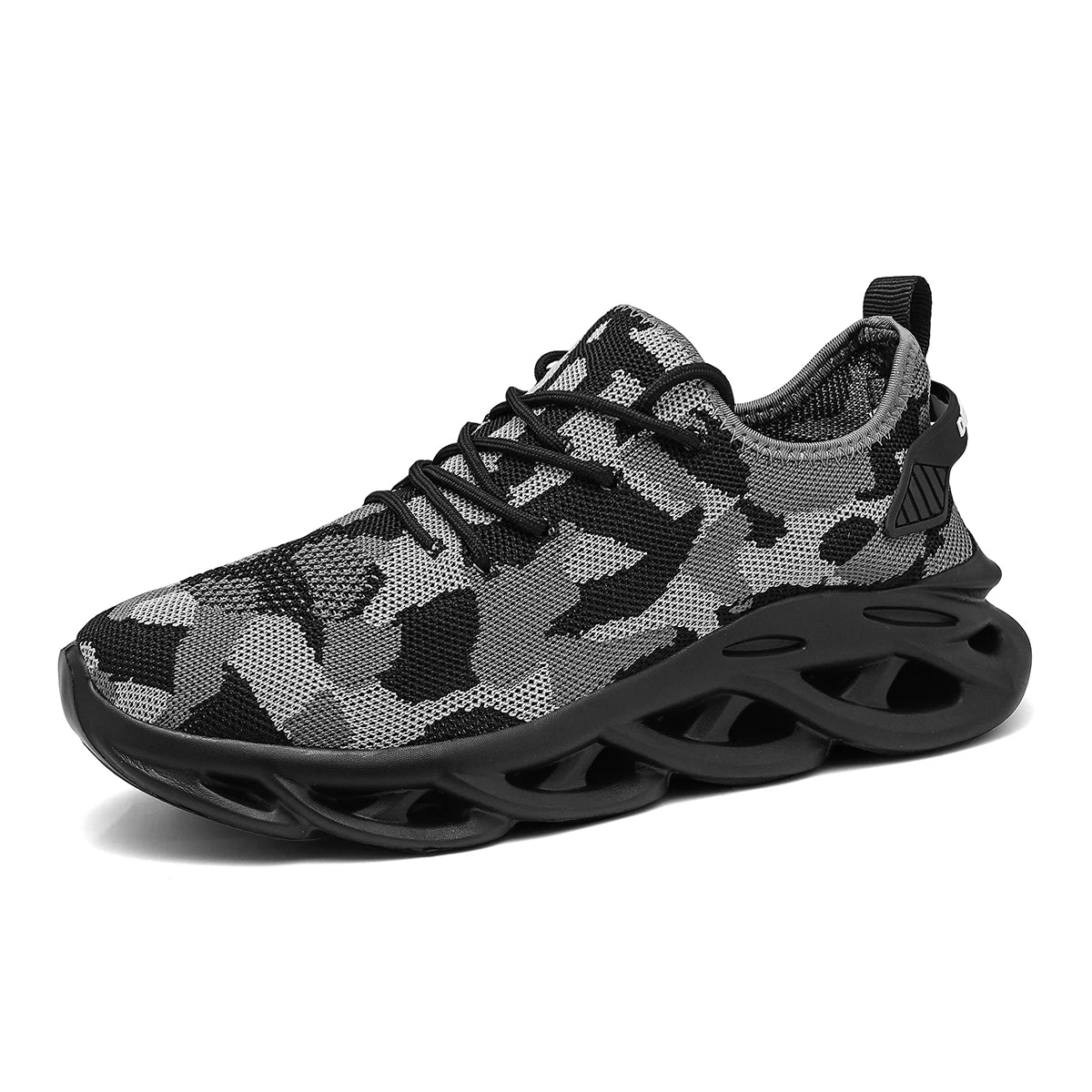 YRZL Sneakers Herren Mesh Atmungsaktive Laufsportschuhe Mann Leichte Weiche Dicke Sohle Loch Herrenschuhe Sportliche Sneakers für Männer