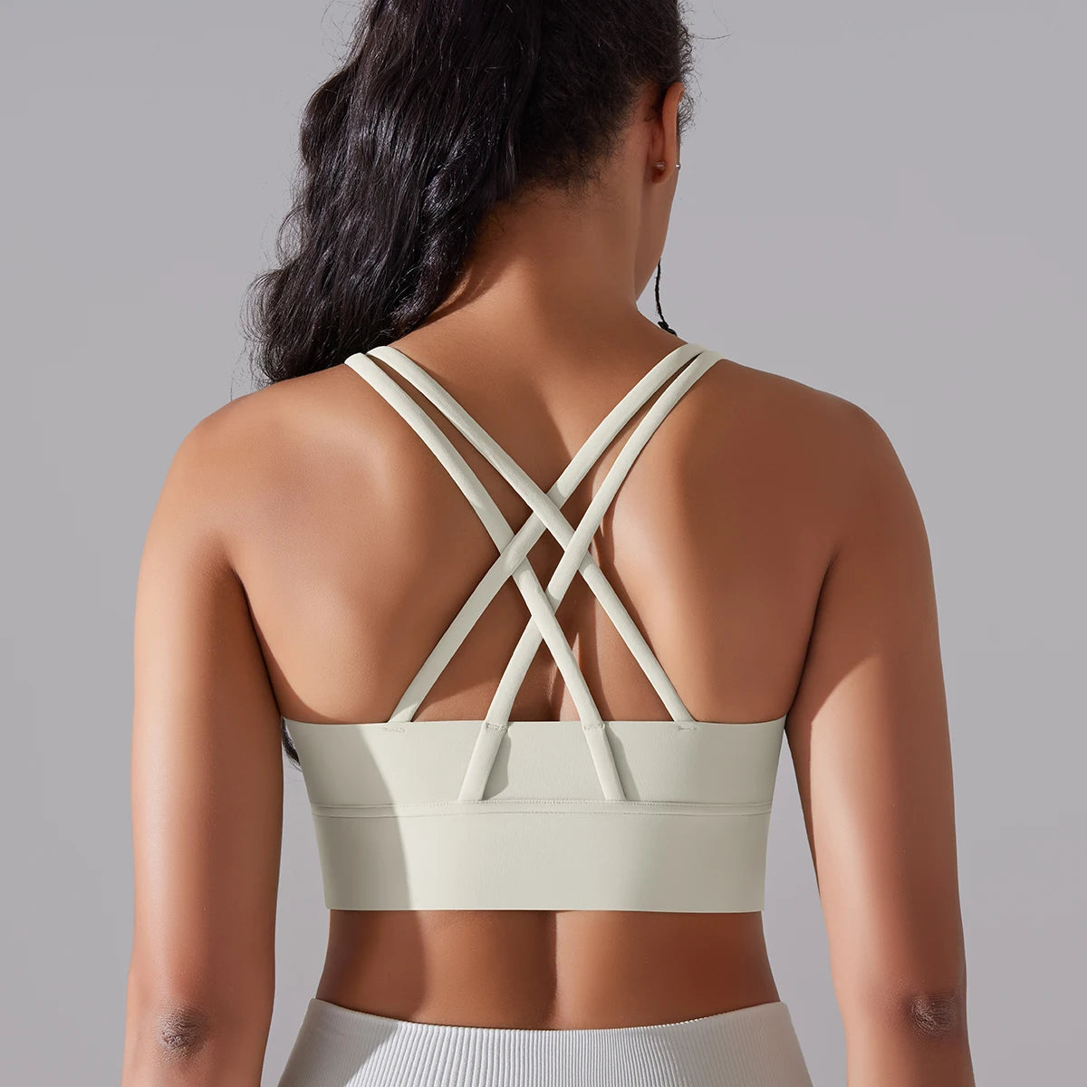 Damen Yoga-BH, Tanktops für Fitness, Naked Feel, Sport-BH, Gym-Weste, Damen-Camisole, Workout-Unterwäsche, Sportbekleidung